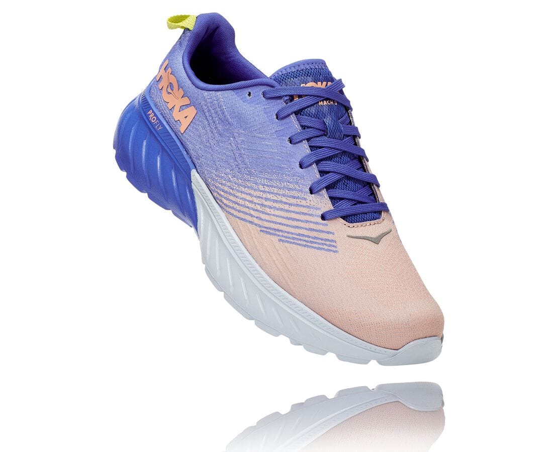 Hoka One One Mach 3 South Africa - Womens Road Running Shoes - Blue,KIAHP-5163